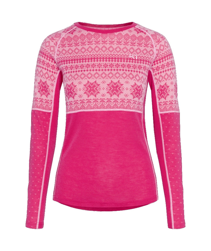 This is an image of KariTraa Vilma Long Sleeve Womens Top