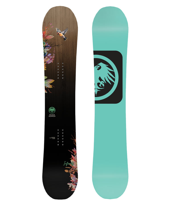 This is an image of Never Summer Infinity Snowboard 2025