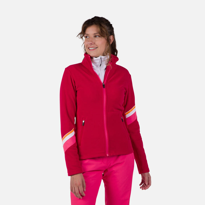 This is an image of Rossignol Strawpile Womens Fleece FZ